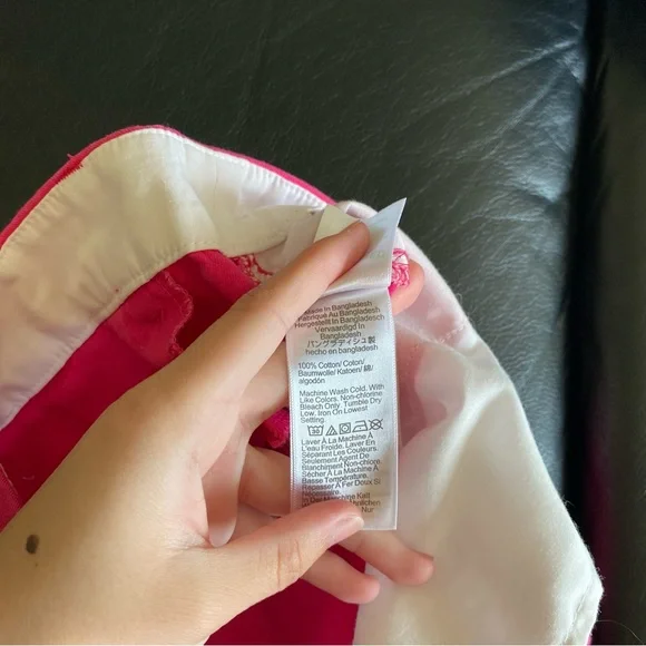 J. CREW Hot Pink Classic Chino Shorts Size 10 - Picture 8 of 9